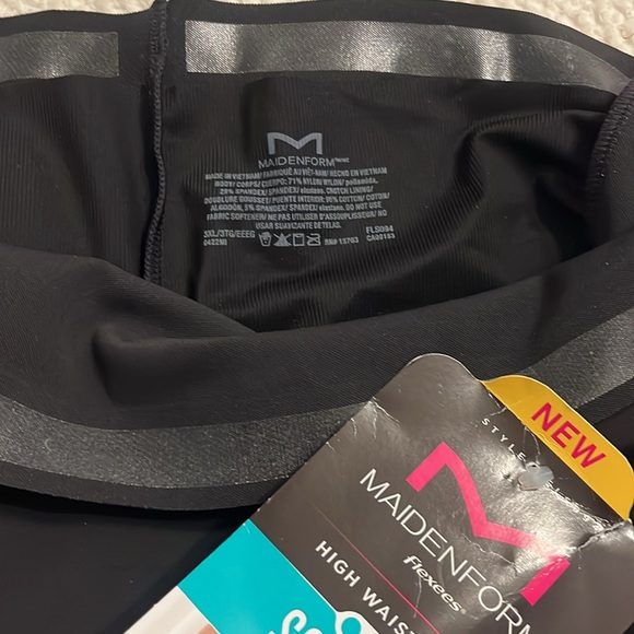 Maidenform Flexees High Waist Brief Ultra Firm Sculpts Black Size 3X - Picture 5 of 5